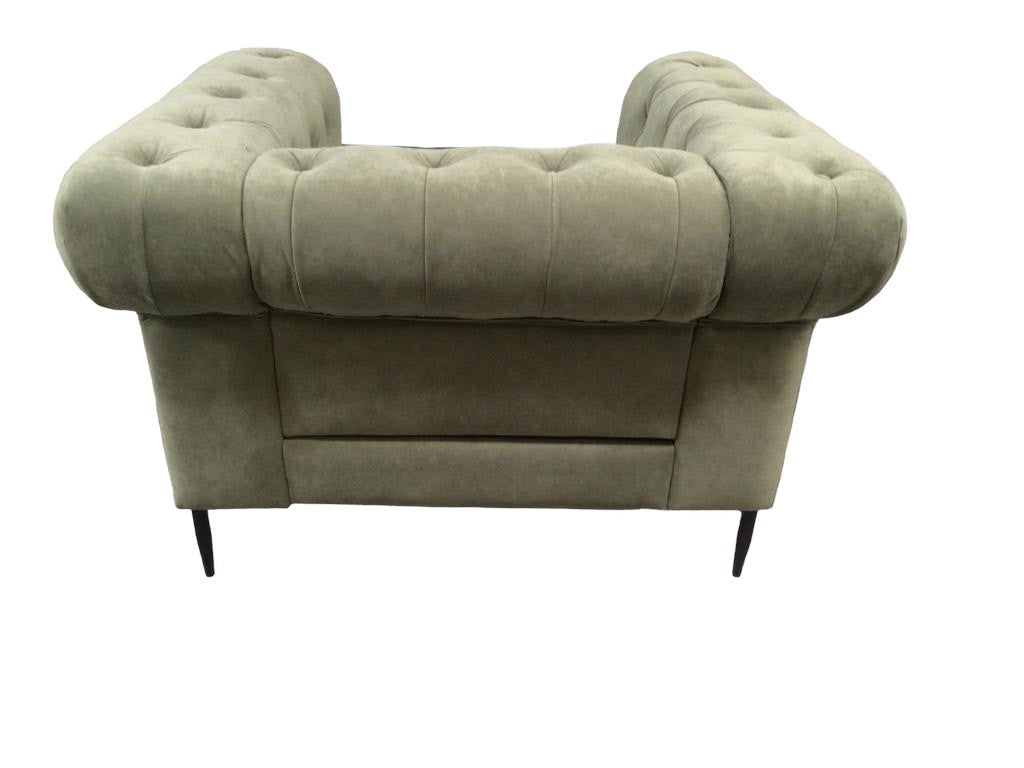 Portland Arm Chair in Olive Green