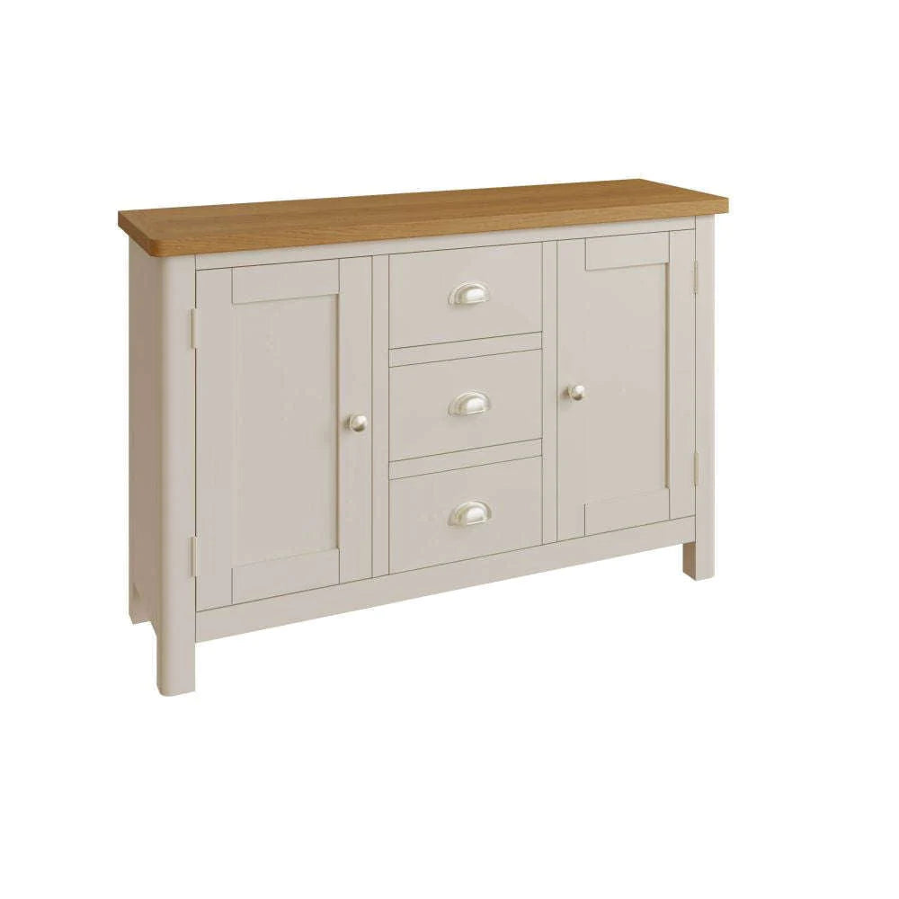 Suffolk Oak Large Sideboard painted Truffle