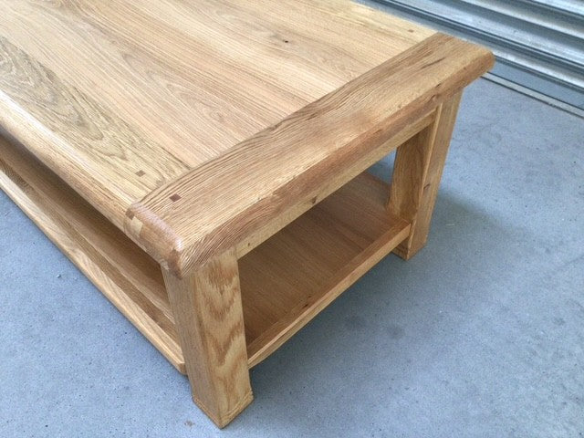 Danube Oak Coffee Table with Shelf - September 04