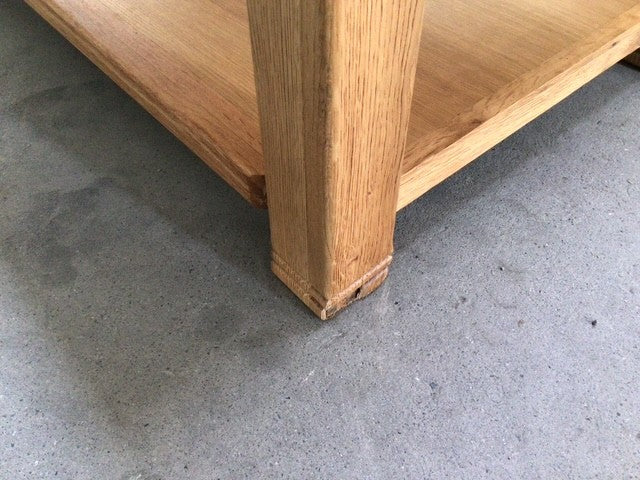 Danube Oak Coffee Table with Shelf - September 04