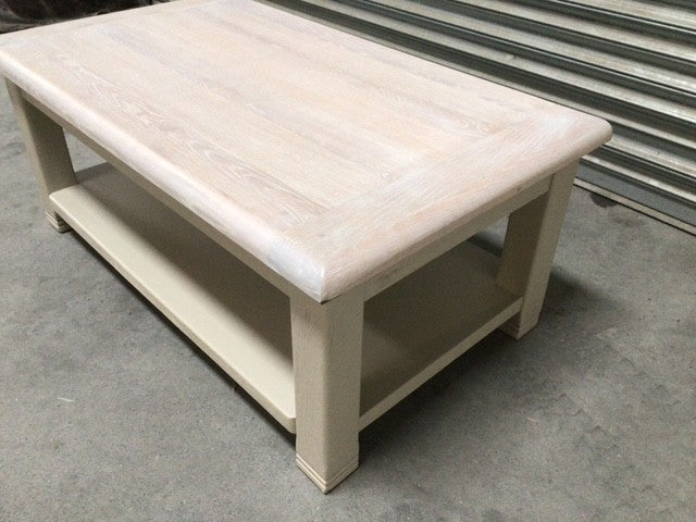 Danube Oak Coffee Table painted Oyster - Ex Display (Sep 21)