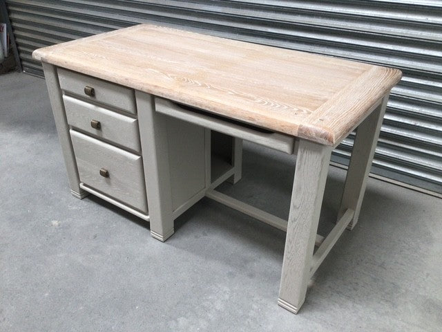 Danube Oak Desk painted Oyster with a Ciffa Finish - Sep 26