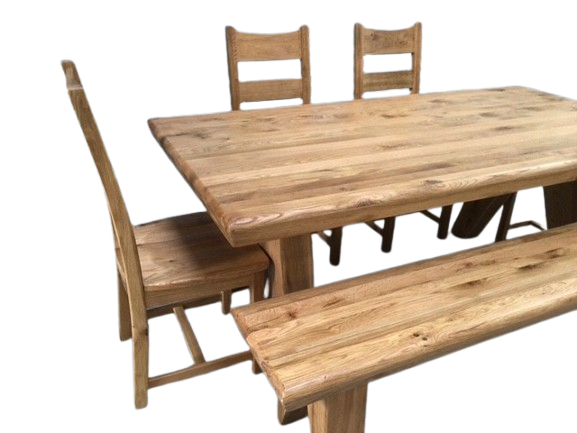 Tanna Solid Oak 2m Dining Set