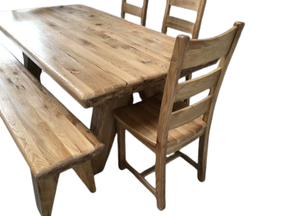 Tanna Solid Oak 2m Dining Set