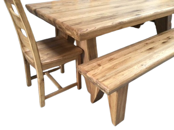 Tanna Solid Oak 2m Dining Set