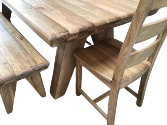 Tanna Solid Oak 2.4m Dining Set