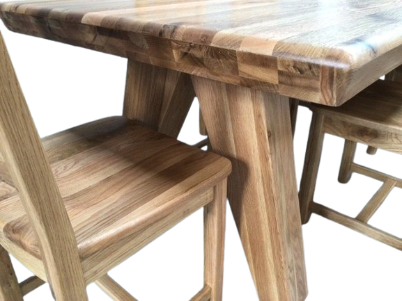Tanna Solid Oak 2.4m Dining Set