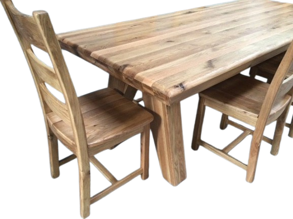 Tanna Solid Oak 2.4m Dining Set
