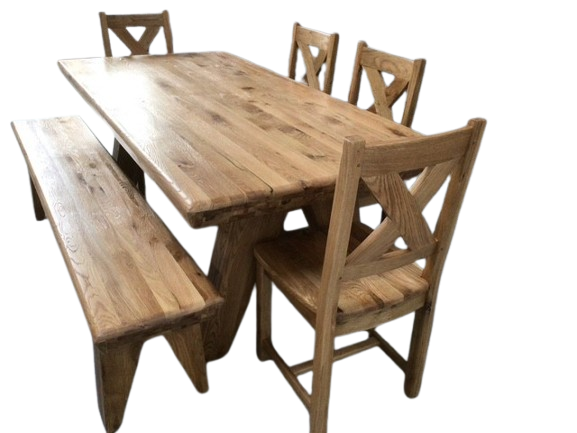 Tanna Solid Oak 2m Dining Set