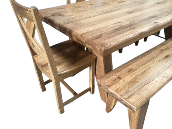 Tanna Solid Oak 2m Dining Set
