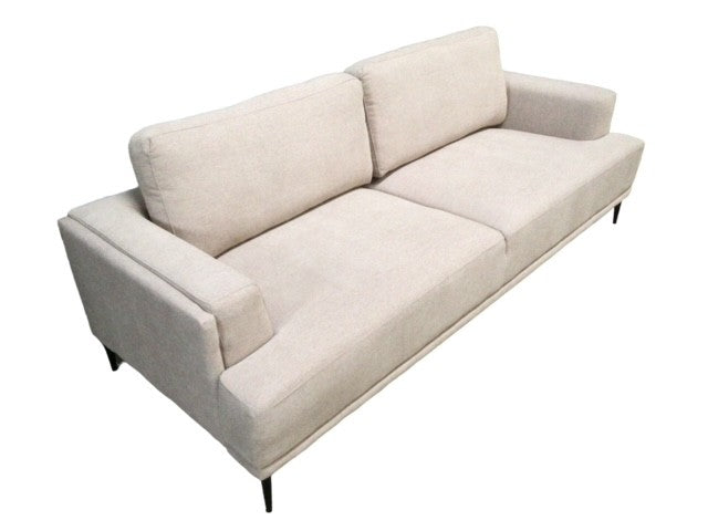 Tiggy Beige Linen 3 Seater Sofa