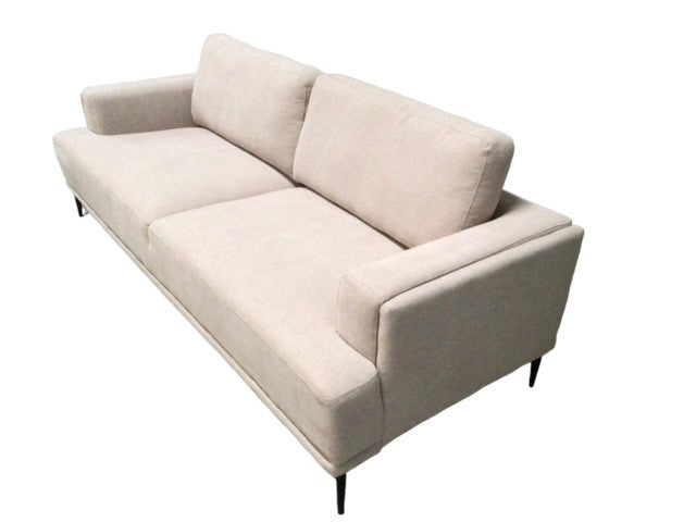 Tiggy Beige Linen 3 Seater Sofa