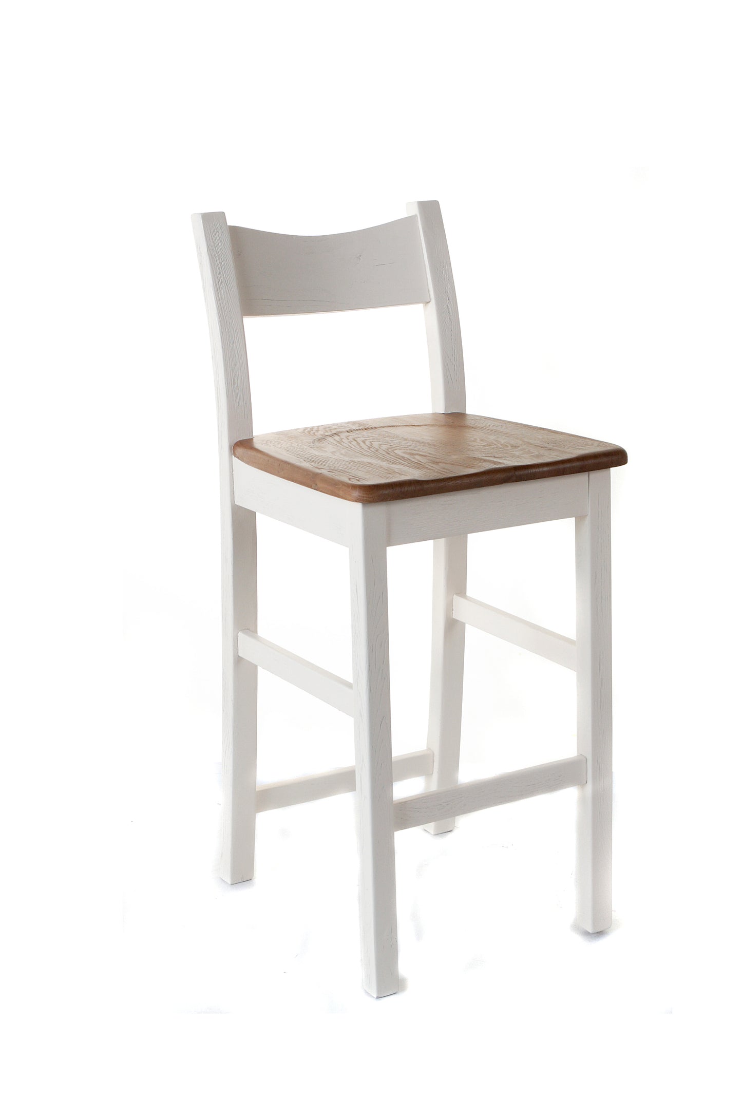 Danube Oak Bar Stool painted Off-White