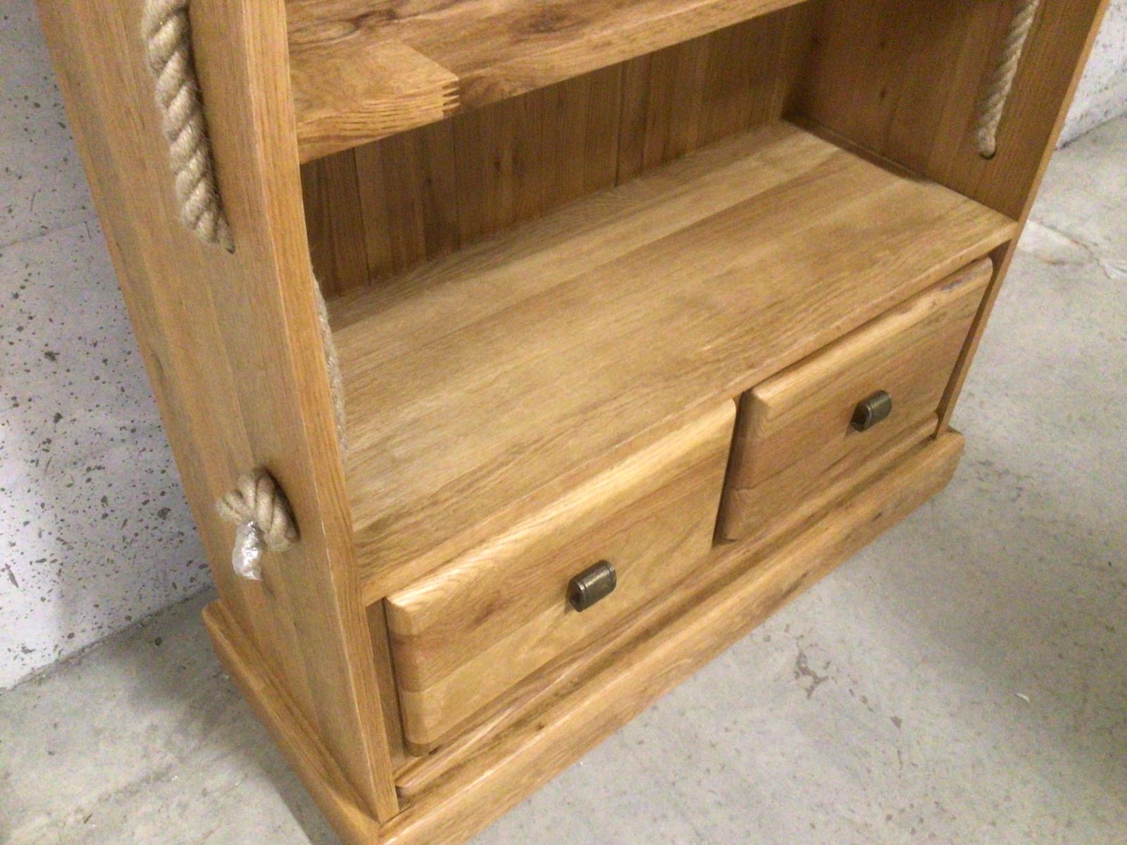 Dinghy Oak Bookcase