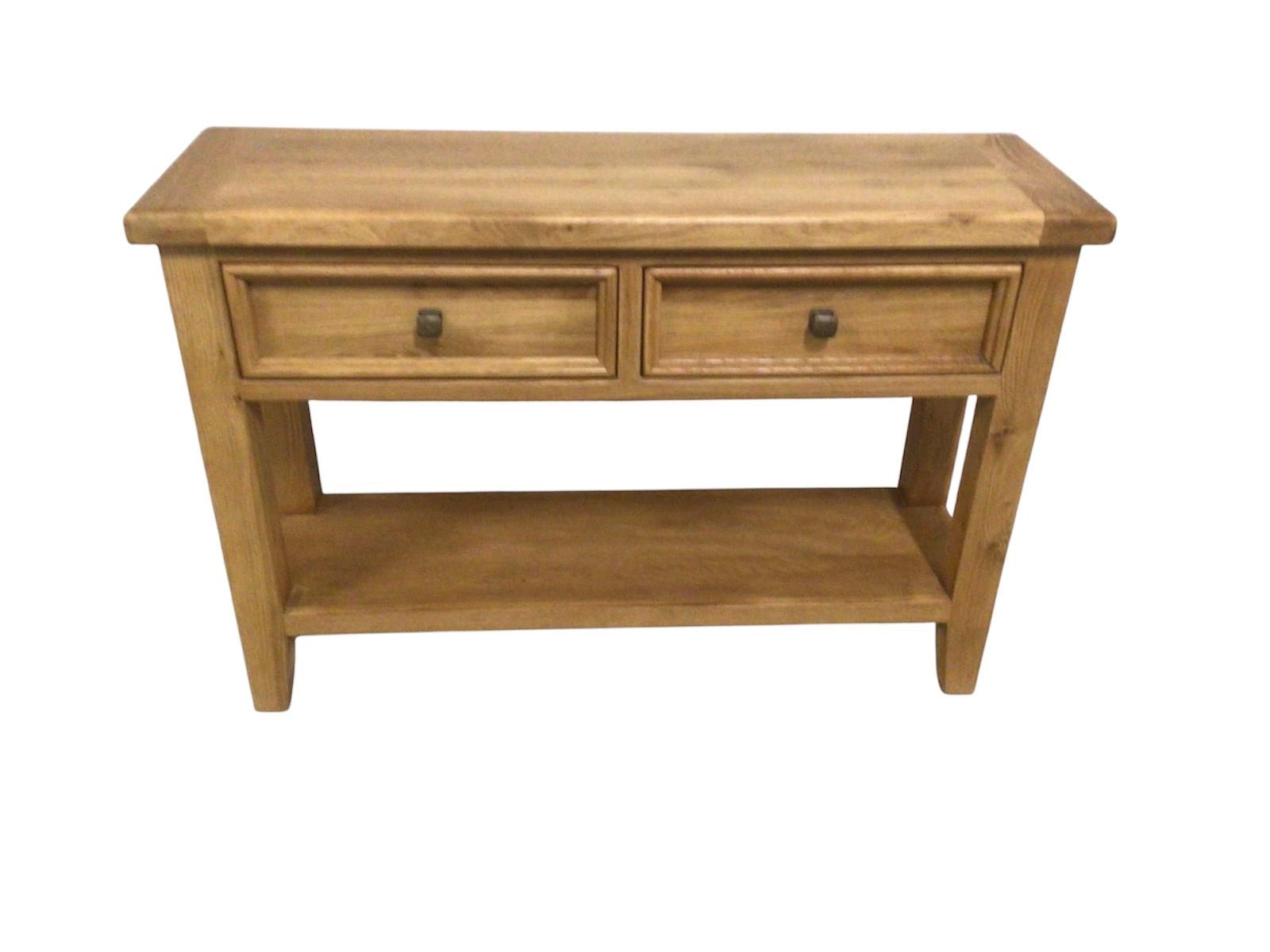 Yes Weathered Oak Console Table