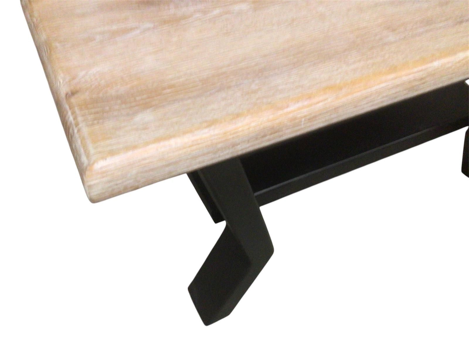 Loire Oak Coffee Table - Painted Black