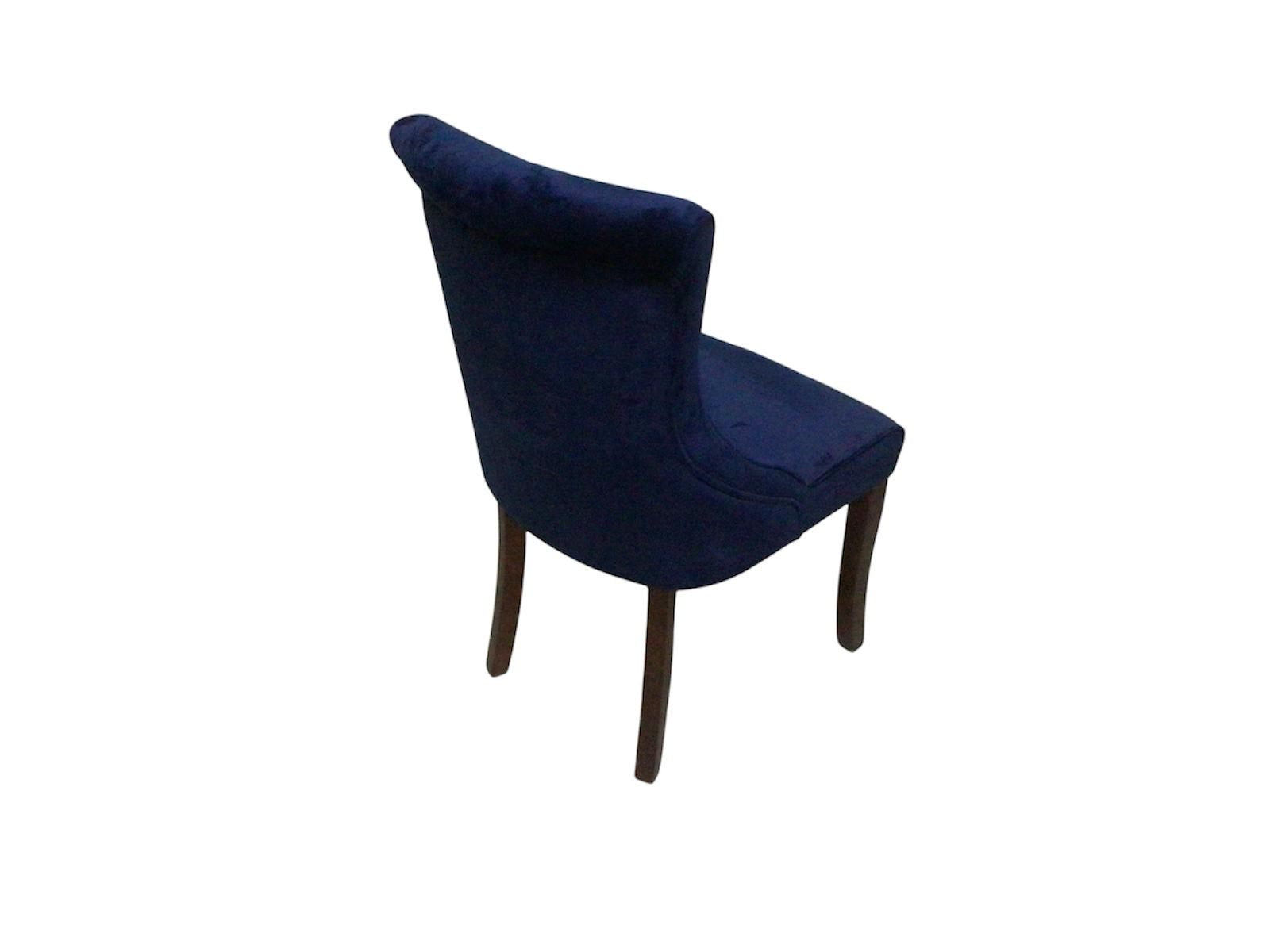 Kingston Blue Velvet Dining Chair