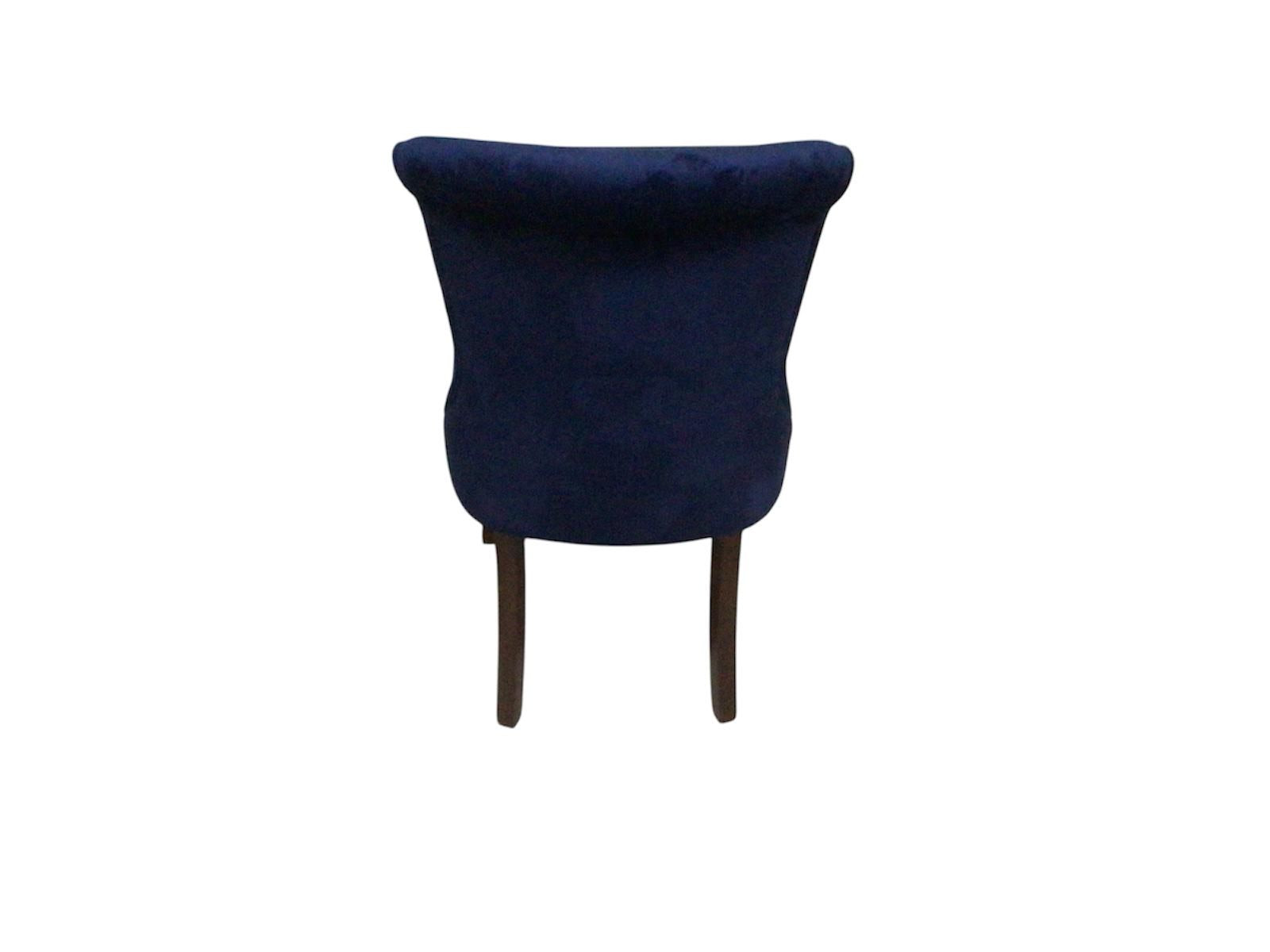 Kingston Blue Velvet Dining Chair