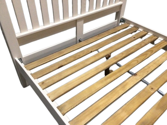 Vancouver Oak 5ft Bed Frame painted Off White