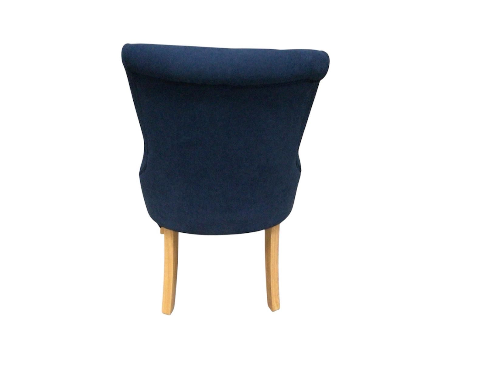 Kingston Chenille Blue Dining Chair