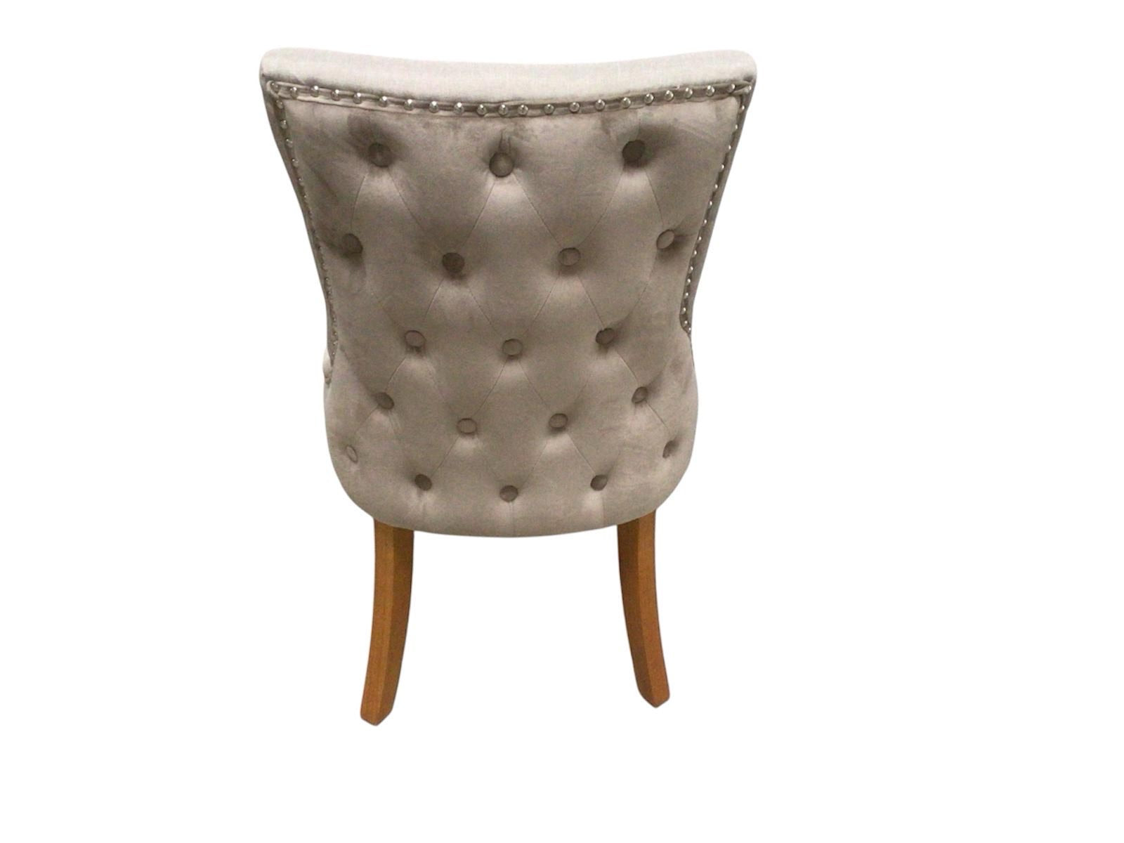 Heather Beige Two Tone Upholstered Dining Chair