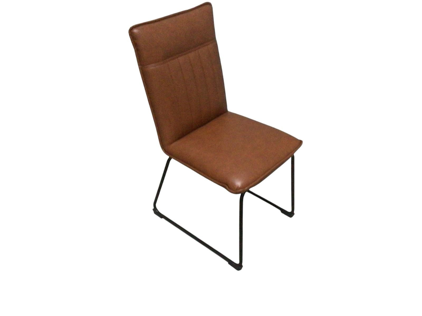 Liko Tan Faux Leather Dining Chair