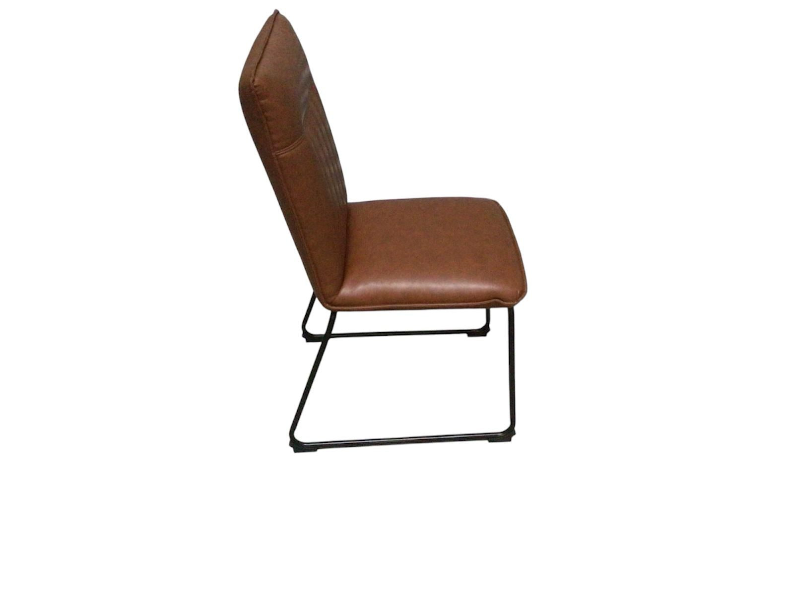 Liko Tan Faux Leather Dining Chair