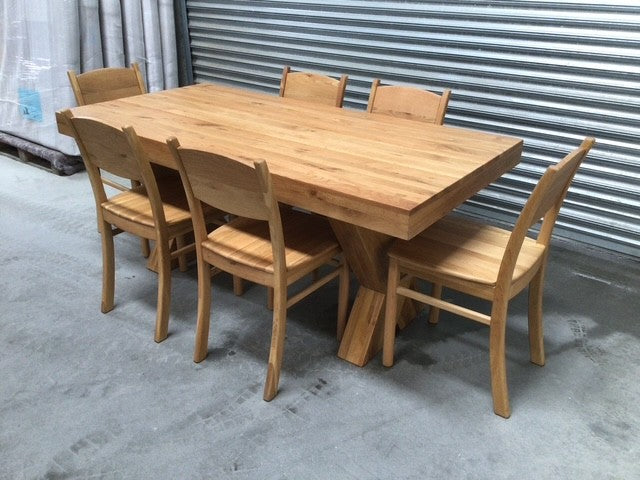 Next Oak 1.8m Dining Set
