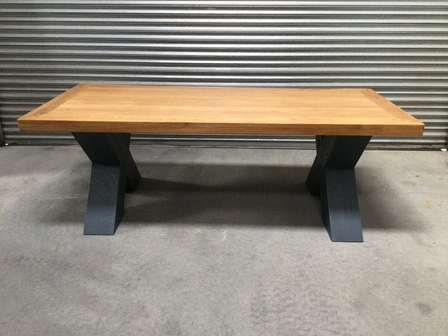 Maximus Oak 2.3m Dining Table - Ex Display (Oct 28)