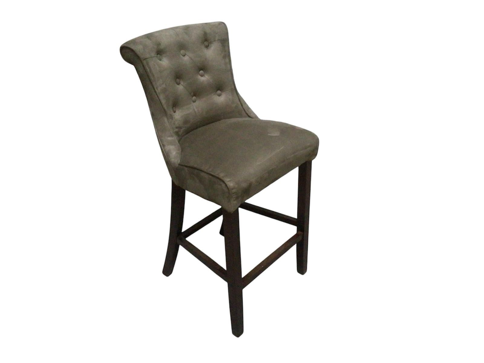 Kingston Olive Green Faux Suede Bar Stool