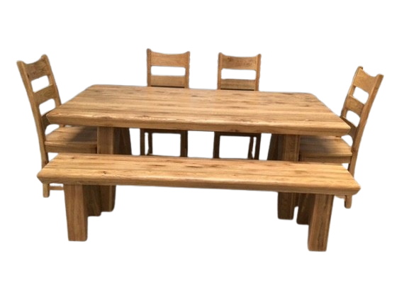 Tanna Solid Oak 2m Dining Set
