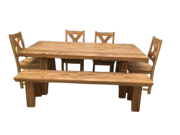 Tanna Solid Oak 2m Dining Set