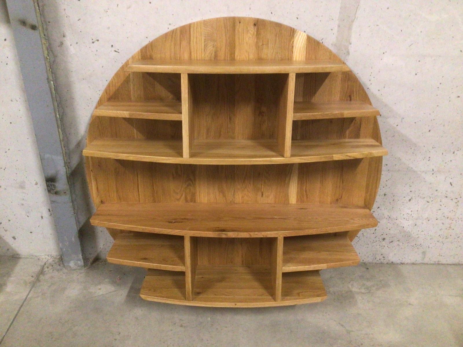 Zara Oak Wall Display Shelf