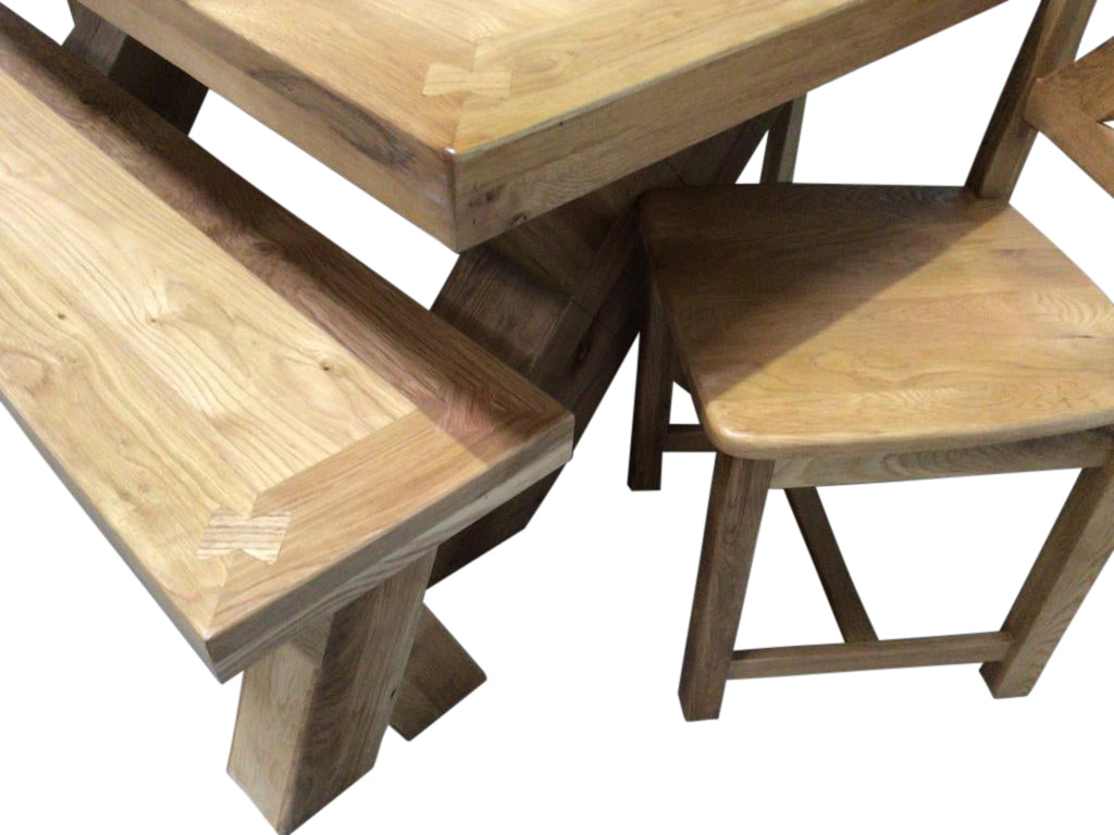 Maximus Oak 2.3m Dining Set