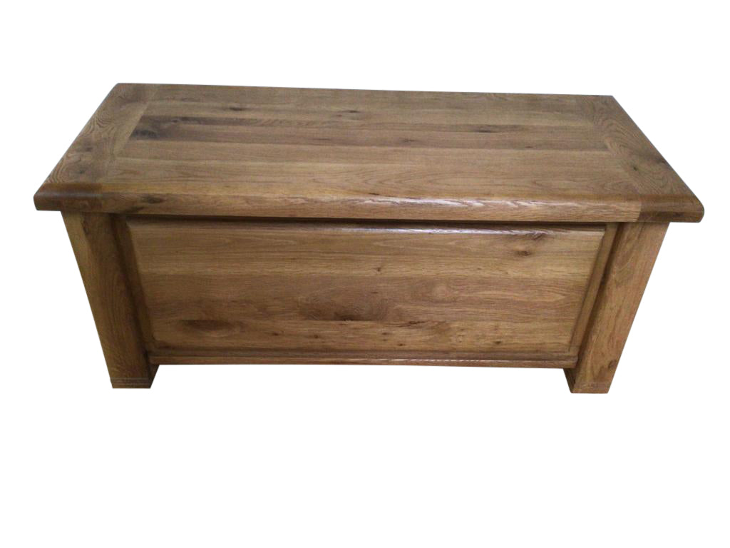 Danube Oak Blanket Box