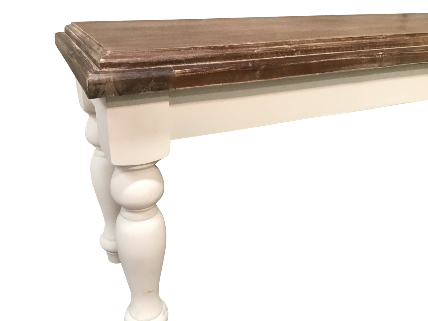 Biarritz 1.4m French Style Painted off-white Bench