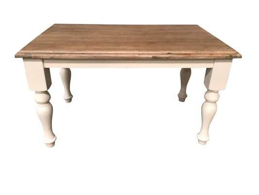 Biarritz 1.4m French Style Dining Table painted off-white