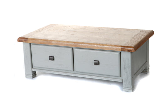 Danube Oak Coffee Table painted French Grey