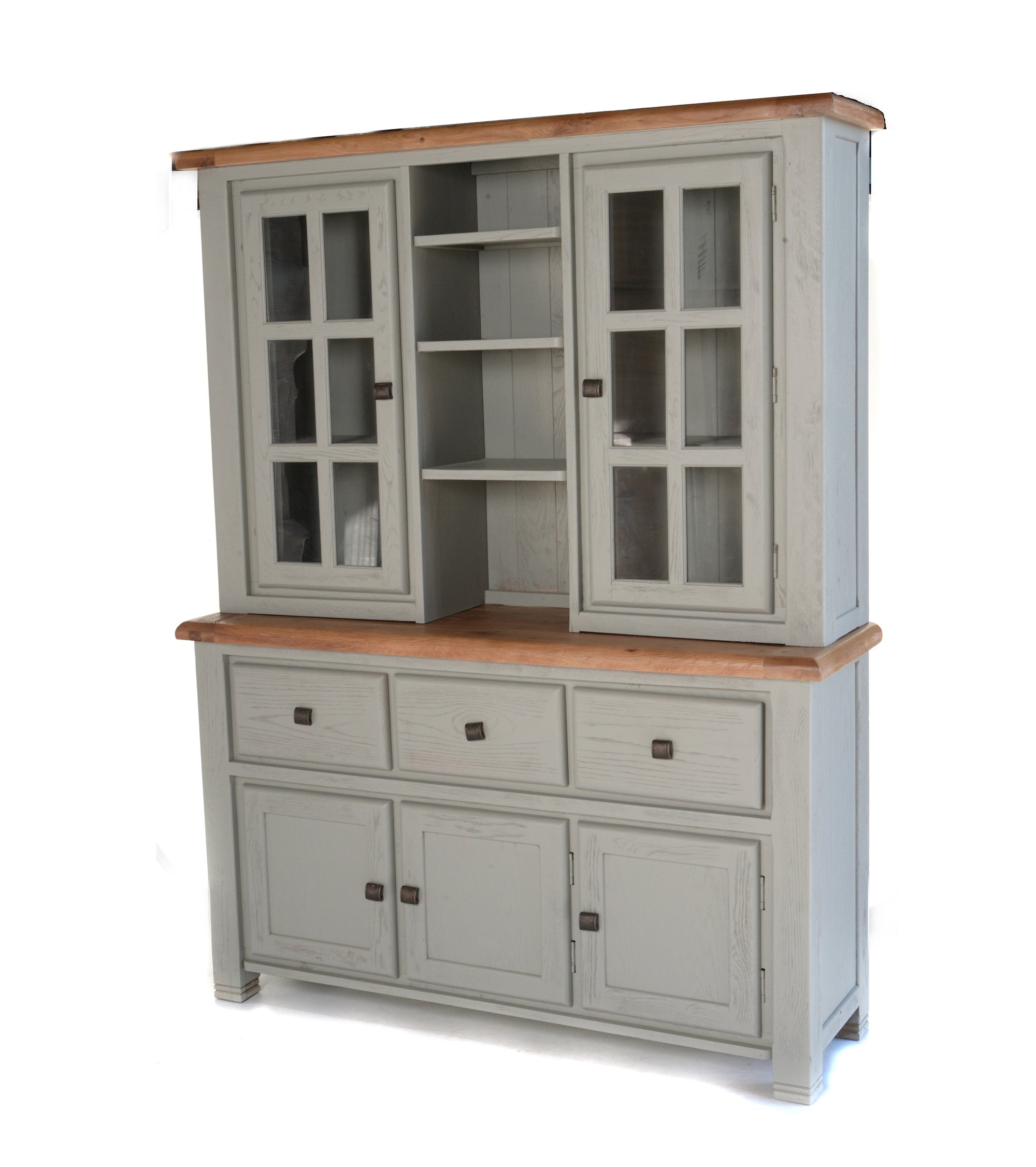 Danube French Grey Large Buffet Hutch