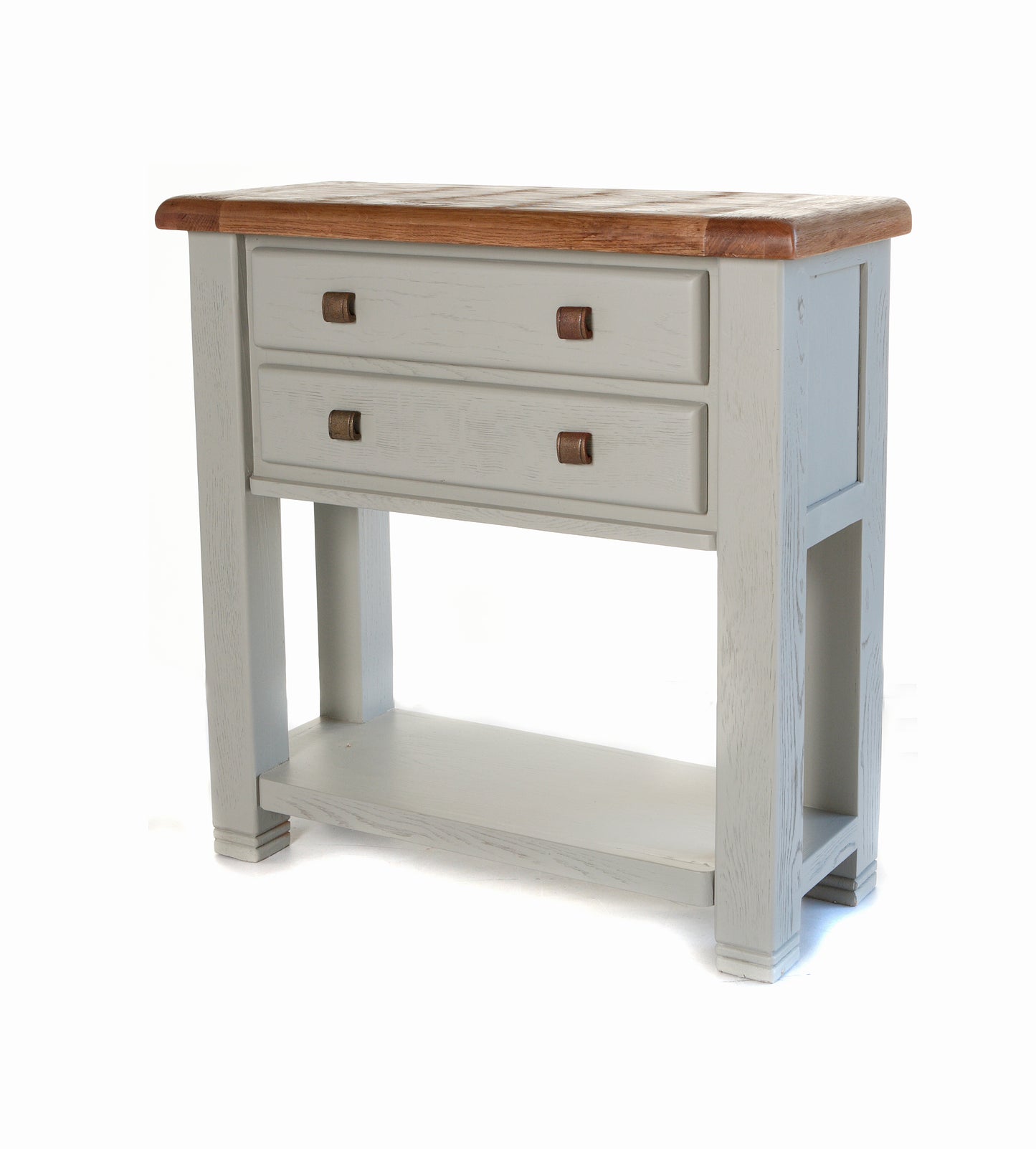 Danube Oak Console Table painted French Grey
