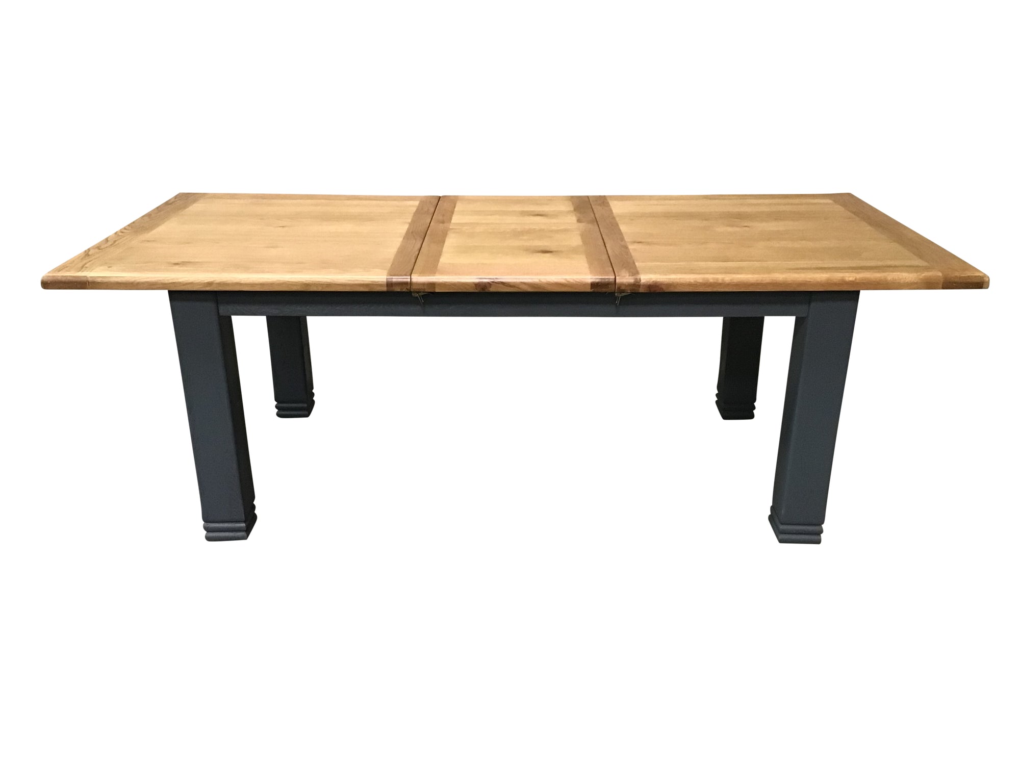 Danube Oak Night Blue 1.8m Extension Dining Table