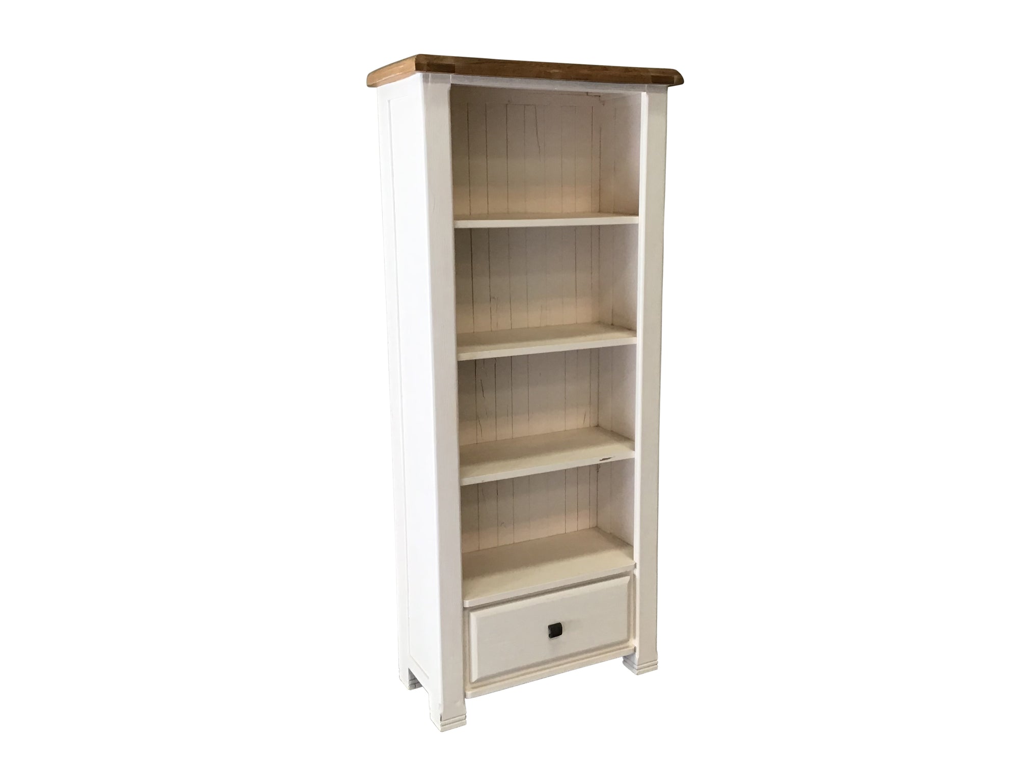 Danube Oak Bookcase painted Off-White