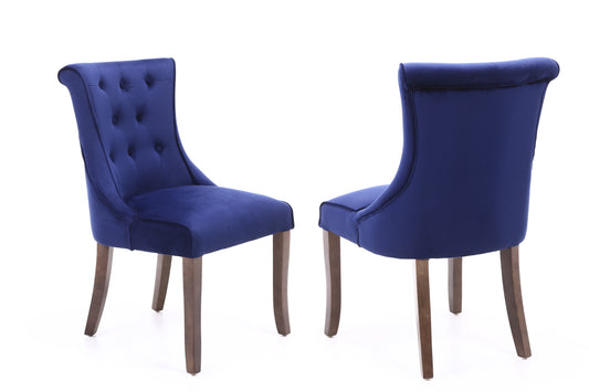 Kingston Blue Velvet Dining Chair
