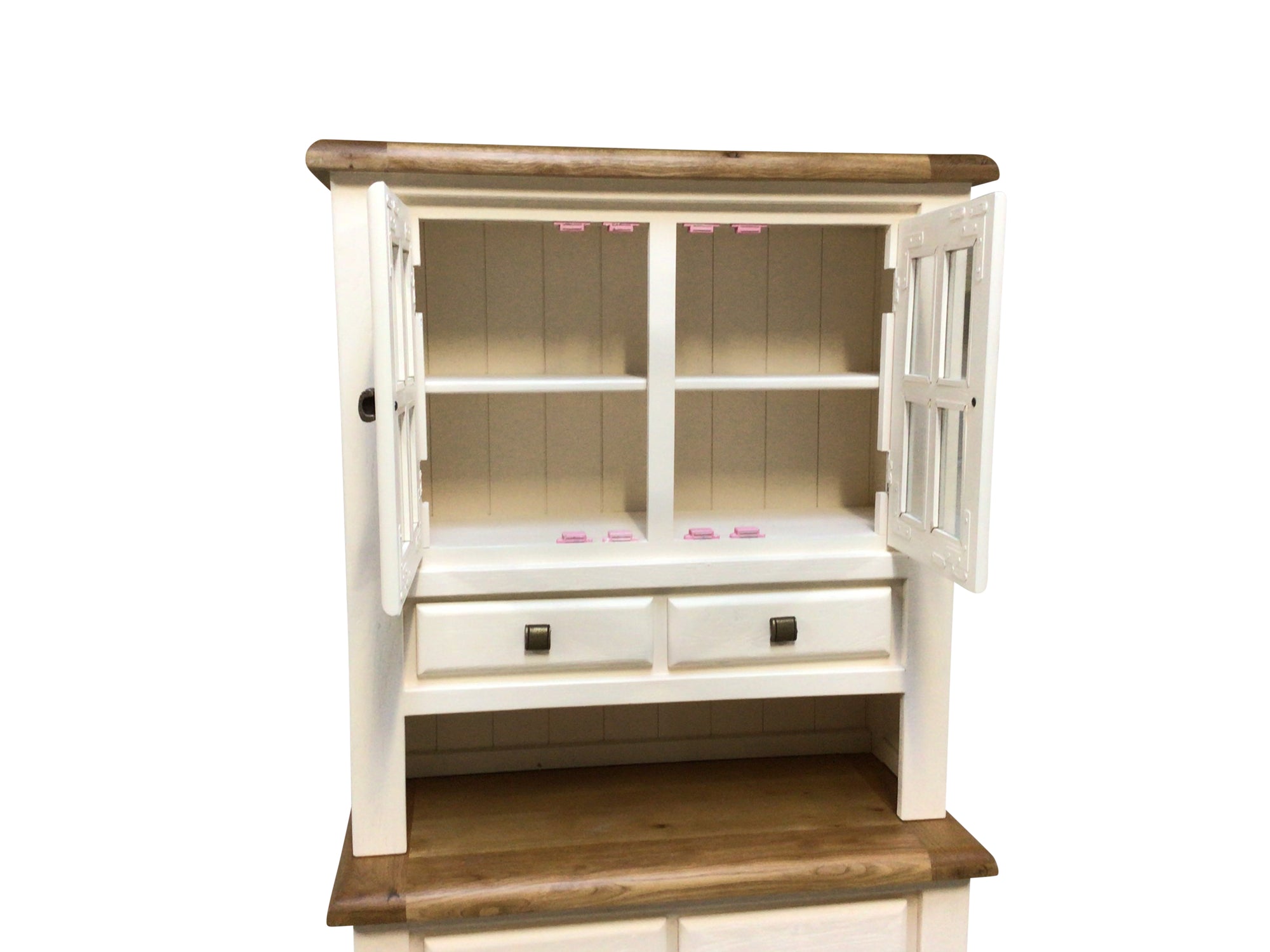 Danube Oak Buffet Hutch painted Off-White