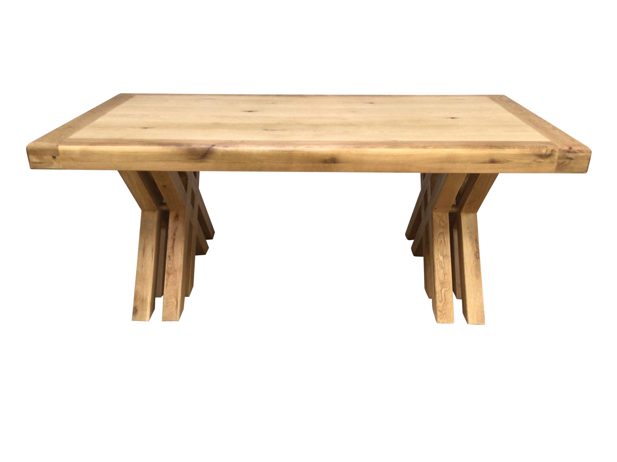 Cologne Oak 2m Dining Table