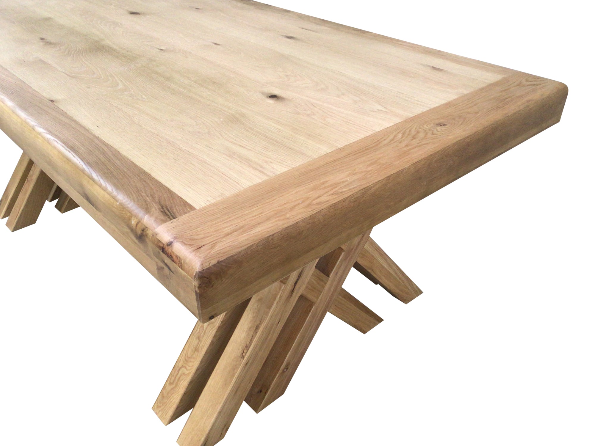 Cologne Oak 2m Dining Table