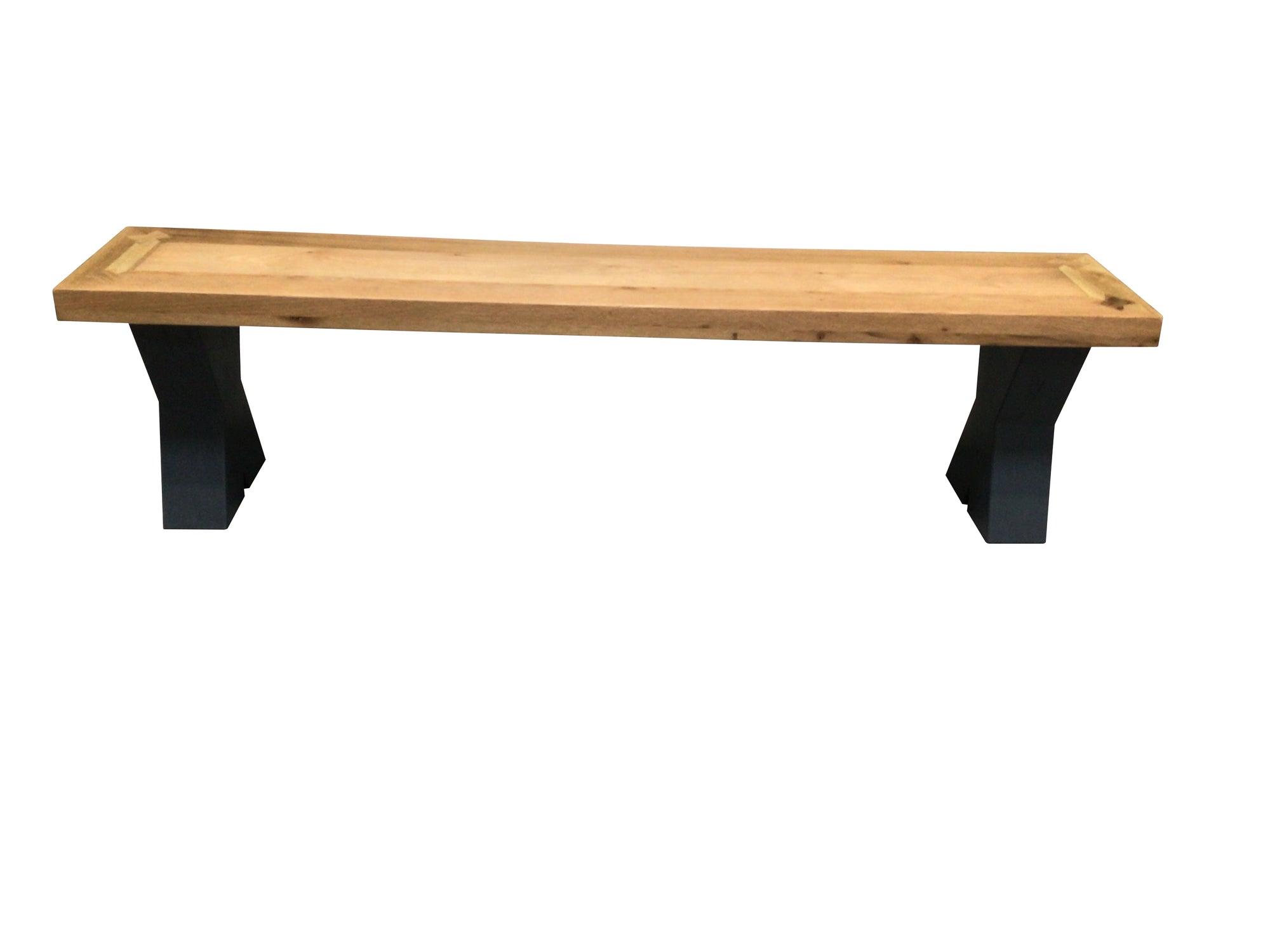 Maximus Oak 1.9m Bench painted Night Blue