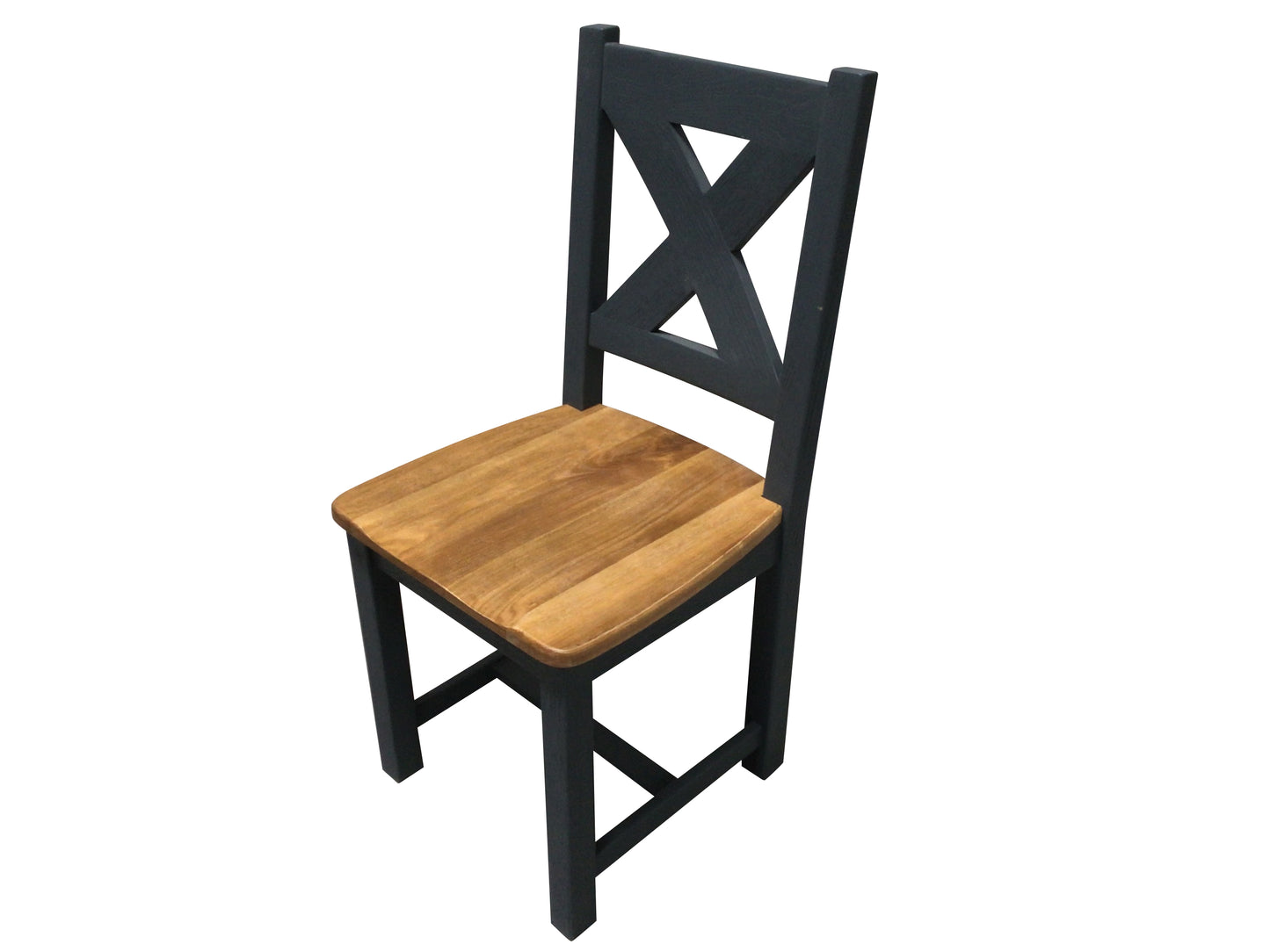Maximus Solid Oak Dining Chair painted Night Blue