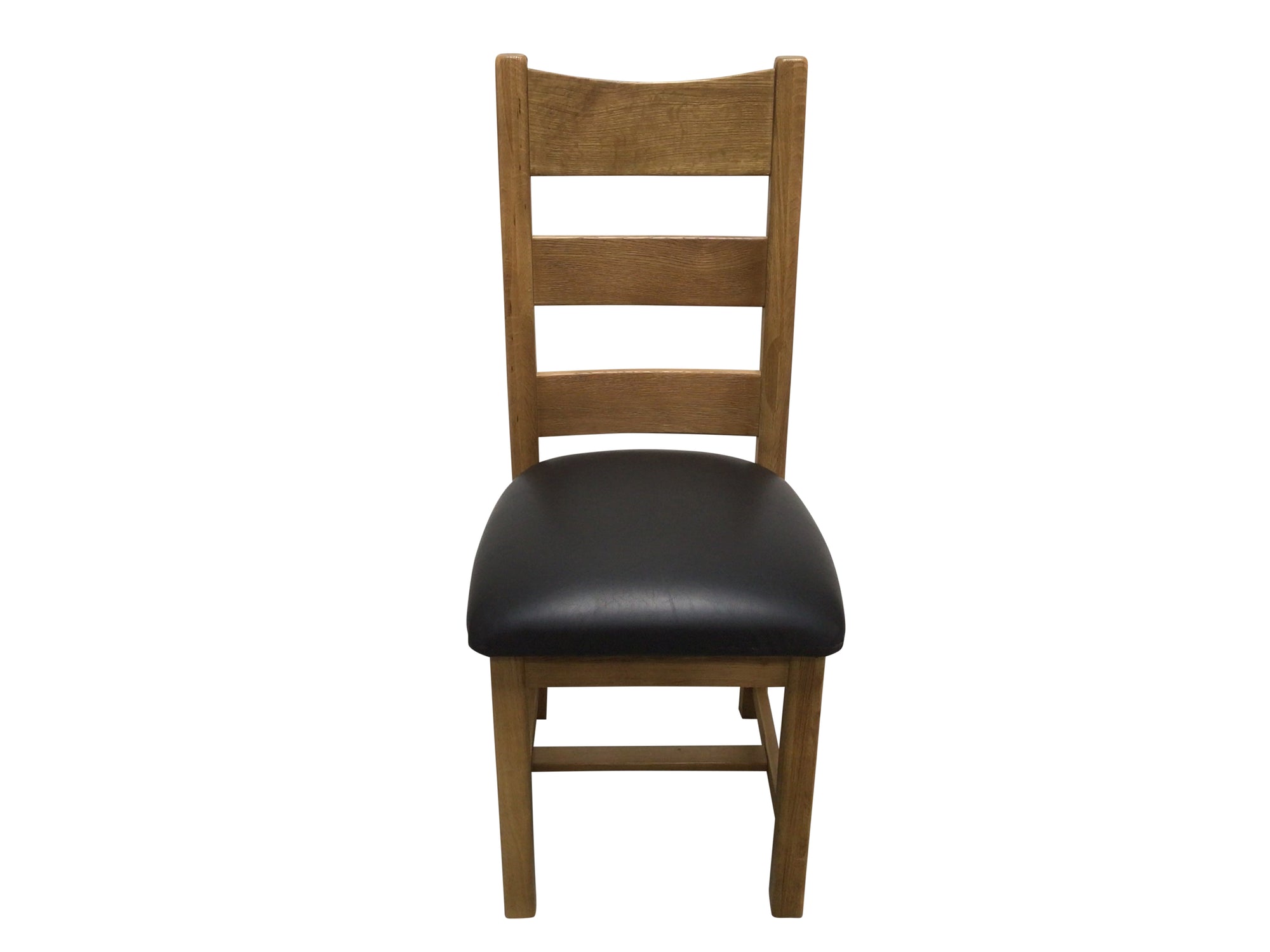 Danube Solid Oak Dining Chair with padded Seat