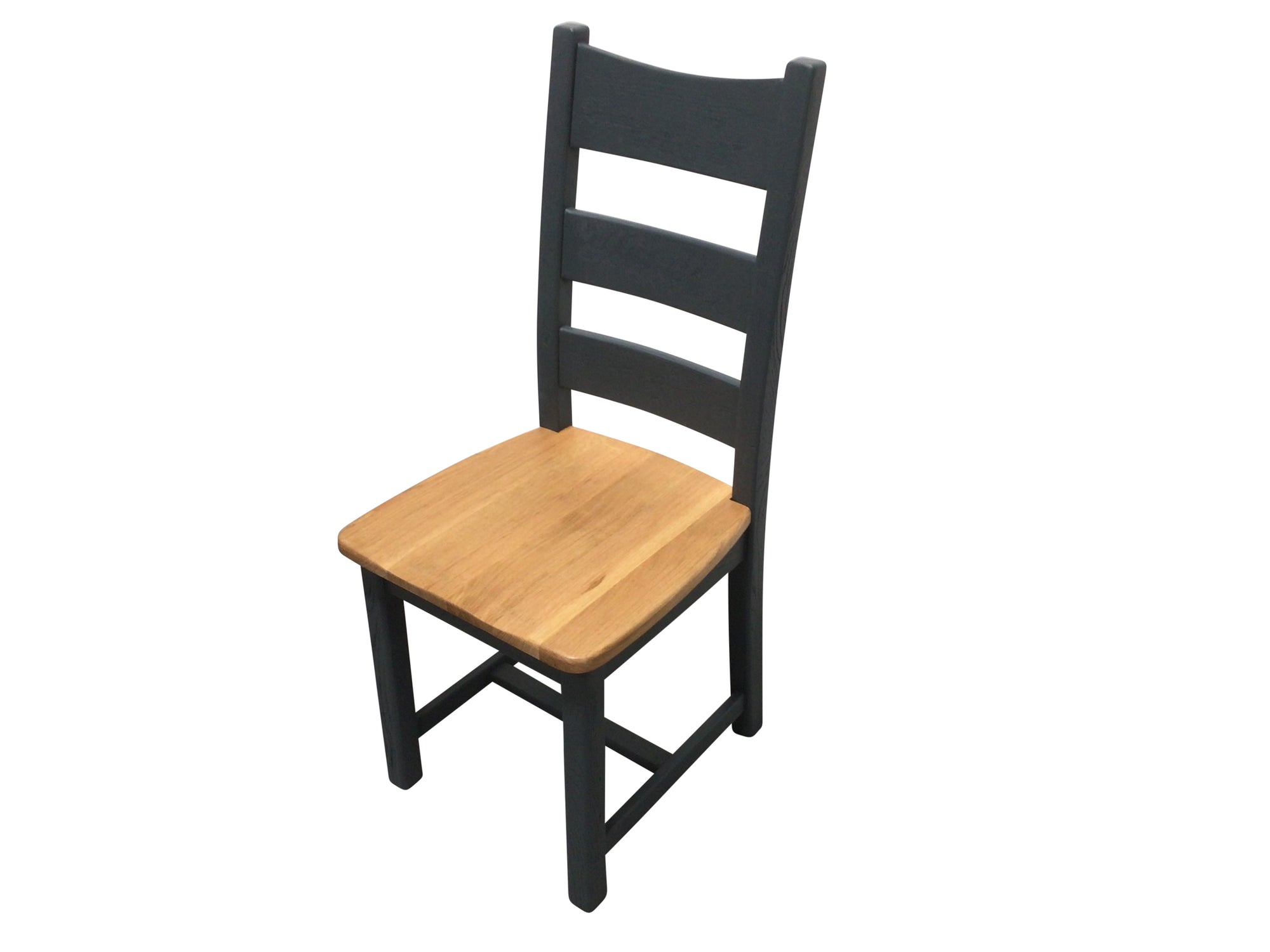 Danube Solid Oak Dining Chair painted Night Blue